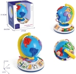 Бебешки Глобус с Йоника и Сортиране на Животни по Континенти 31×27×24 см